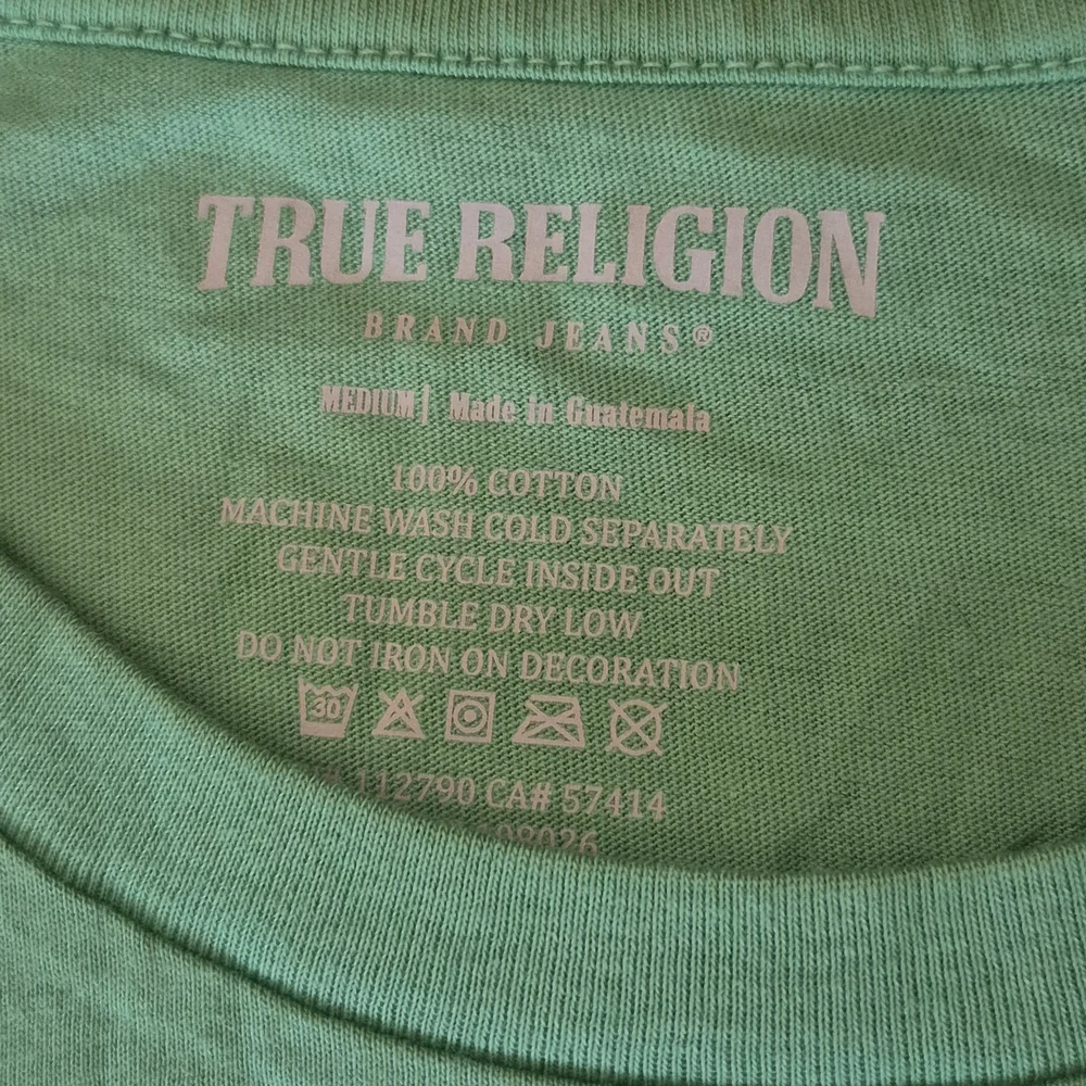 True Religion Green Cotton Tee - Picture 2 of 3